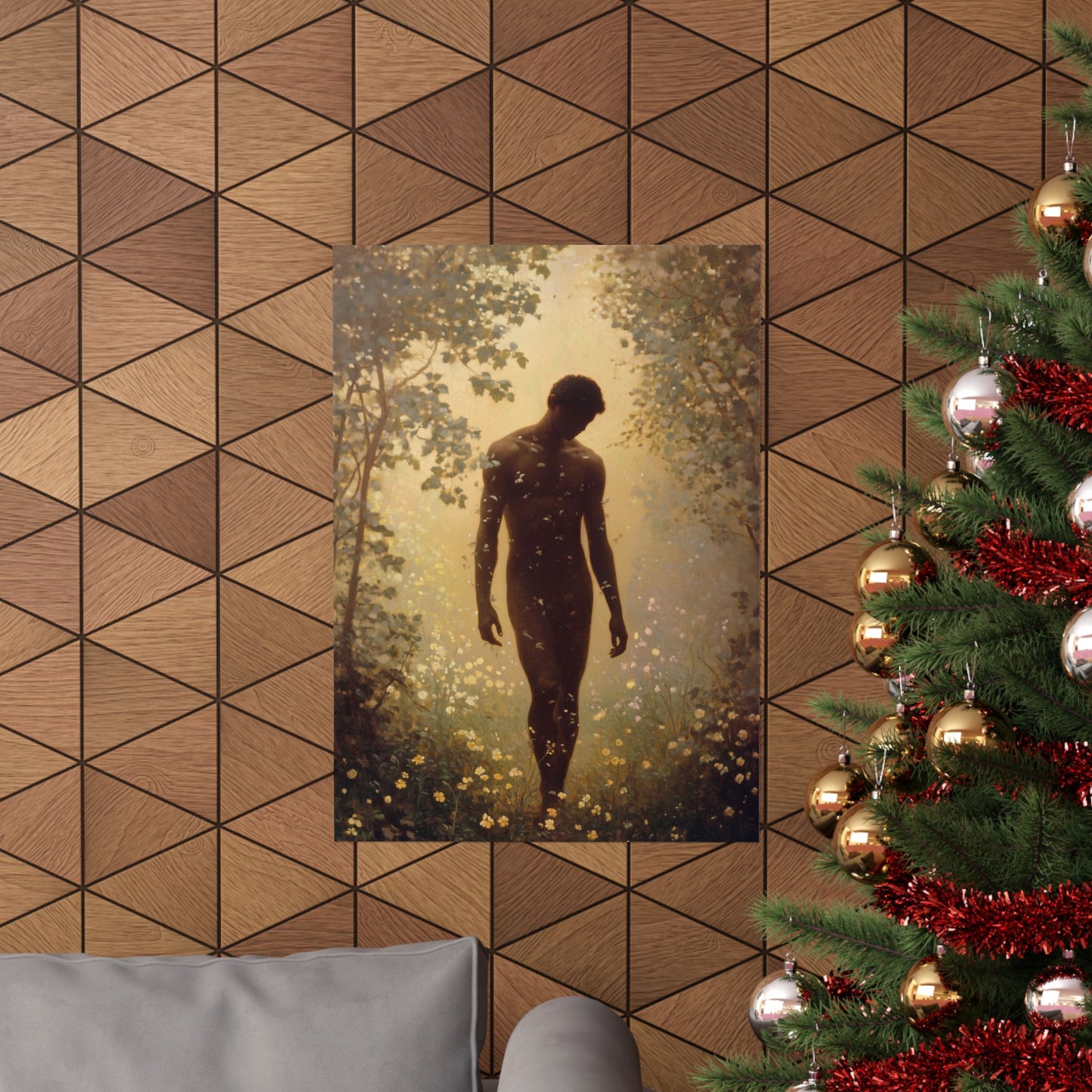 Saint Adam - Sanctified Souls Print - Multiple Sizes - Premium Posters - Catholic Art - Christian Home Decor Artwork