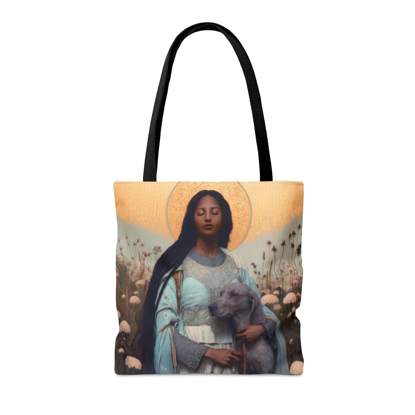 Saint Quiteria - Tote Bag - Large Medium Small Faith Art Bag - Catholic Faith Purse
