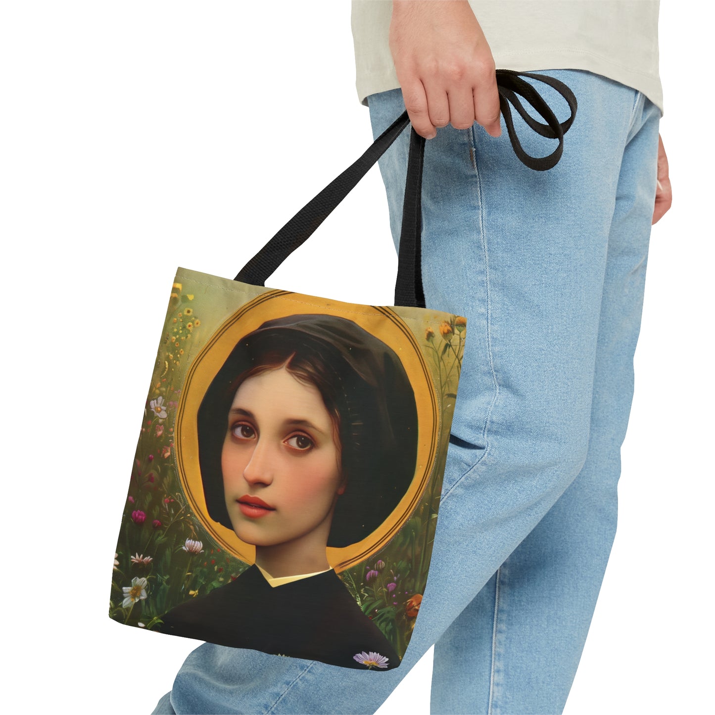 Saint Vincenza Gerosa Tote Bag - Large Medium Small Faith Art Bag - Catholic Faith Purse - Religious Carry All Reusable Tote Bag