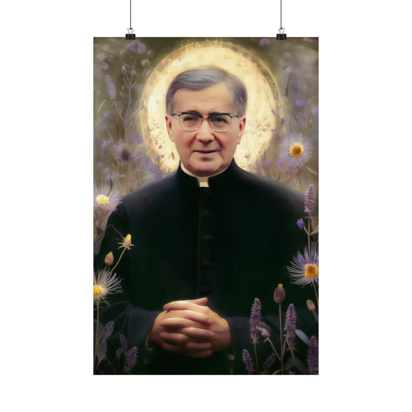 Saint Josemaría Escrivá - Sanctified Souls Print - Multiple Sizes - Premium Matte Vertical Posters