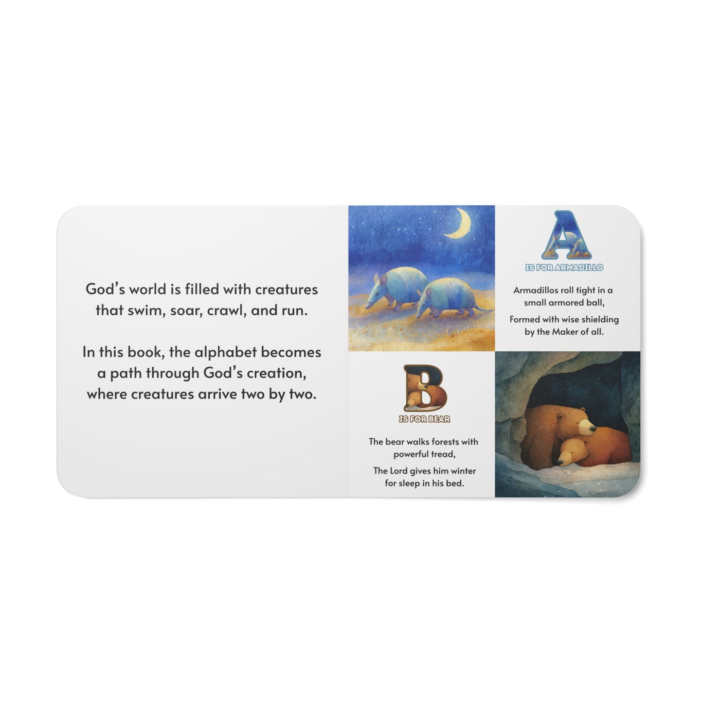 D is for Dove (Baby Board Book) Noah's Ark ABC | Christian Animal Alphabet for Toddlers | Bible Animals Baby Book | Christian Kids