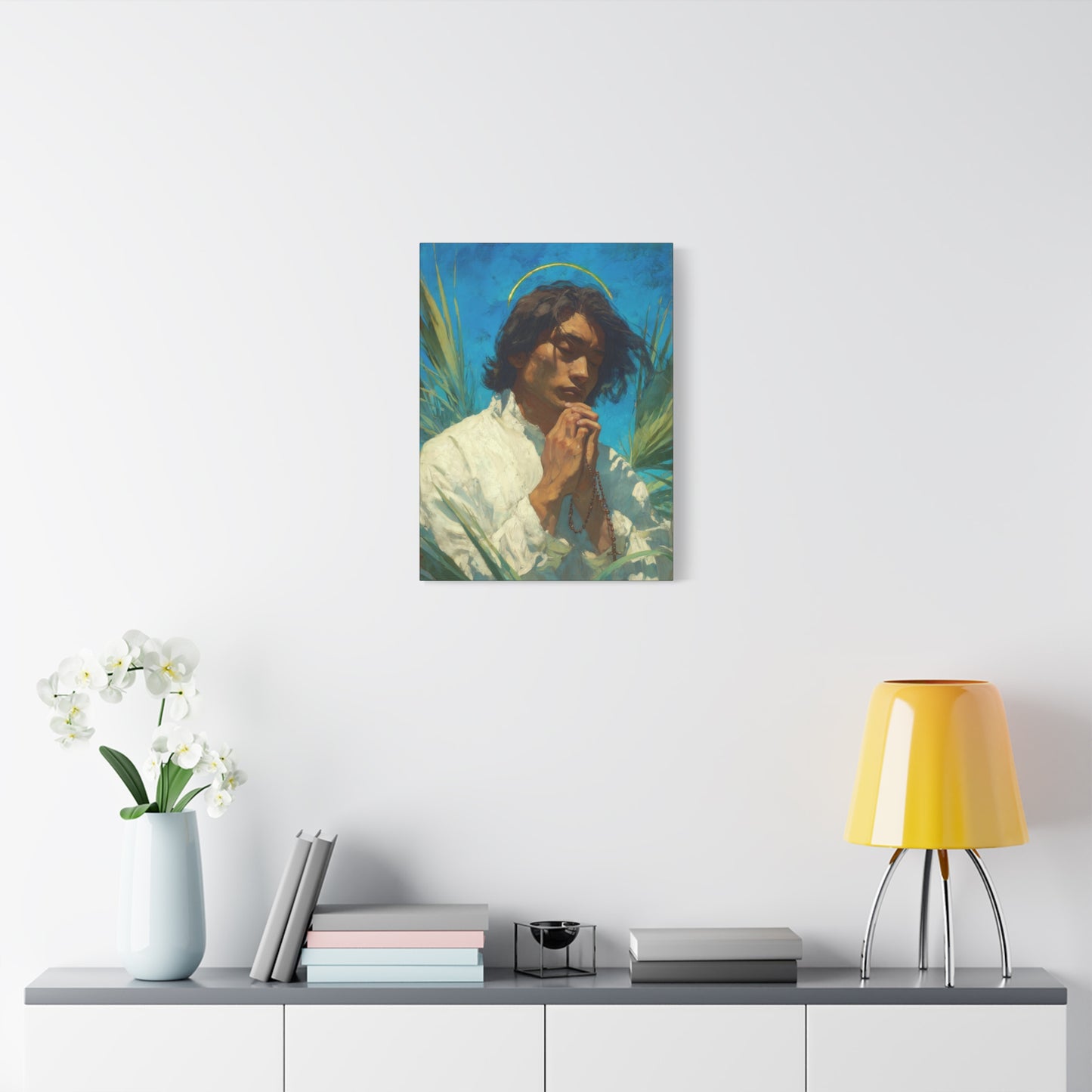 Saint Lorenzo Ruiz - Multiple Sizes - Catholic Home art - Museum Wrapped Canvas - Sanctified Souls Print - Catholic Martyr Art