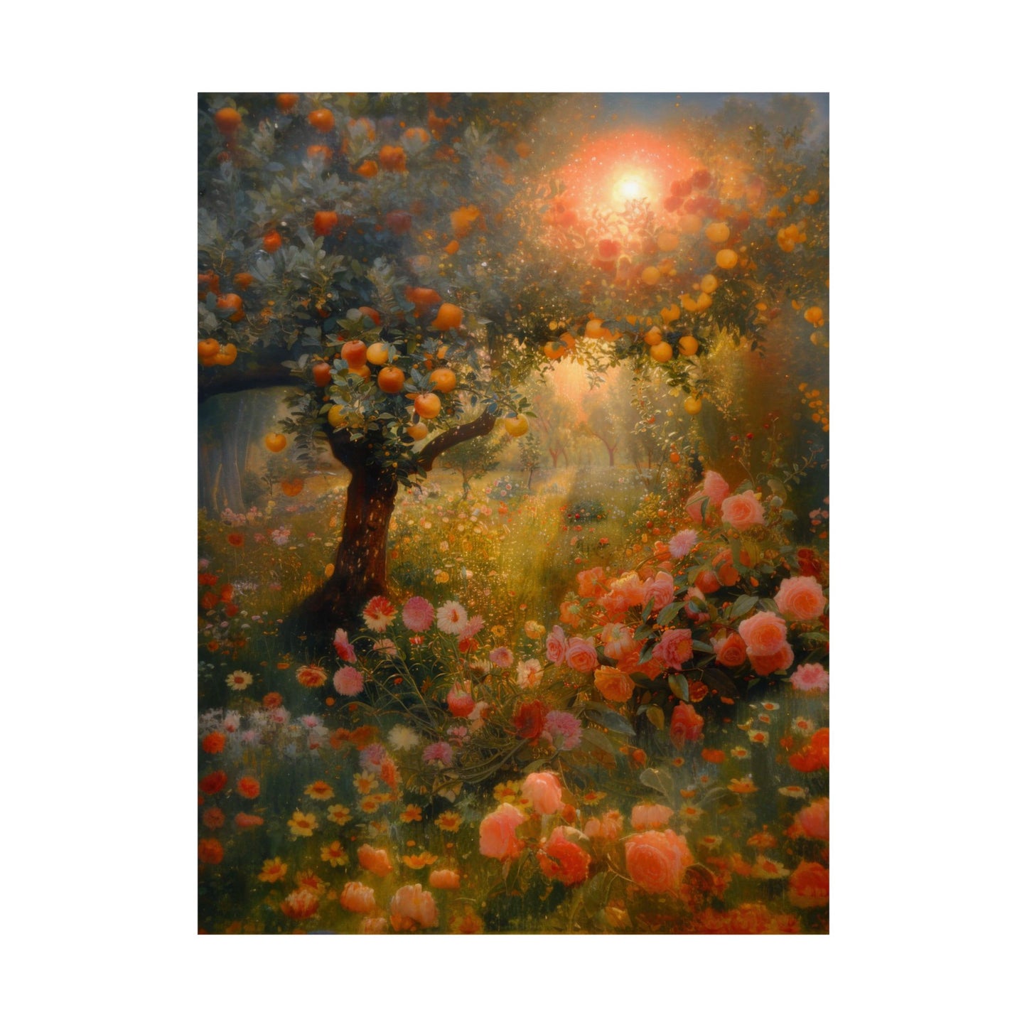 Eden in the Morning of the World - Sanctified Souls Print - Multiple Sizes - Premium Matte Vertical Posters