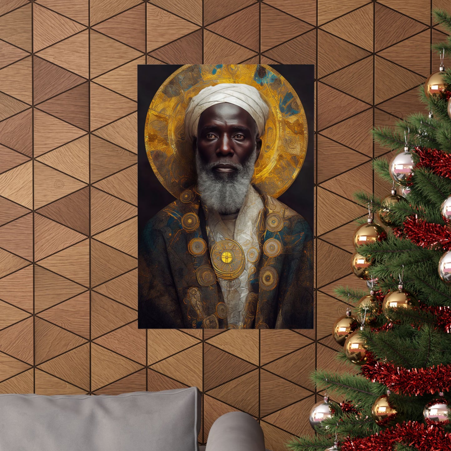 Saint Benedict the Moor Print - Sanctified Souls Print - Multiple Sizes - Premium Matte Vertical Posters