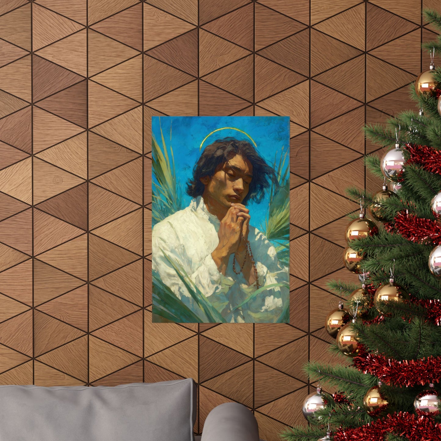 Saint Lorenzo Ruiz -  Catholic Art - Multiple Sizes - Premium Posters - Catholic Art - Christian Home - Catholic Saint Art