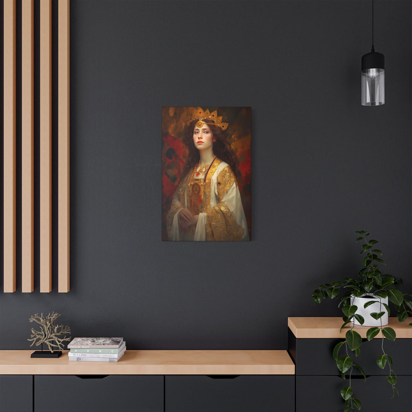 Saint Barbara Canvas Print - Multiple Sizes - Catholic Home art - Museum Wrapped Canvas - Sanctified Souls Print