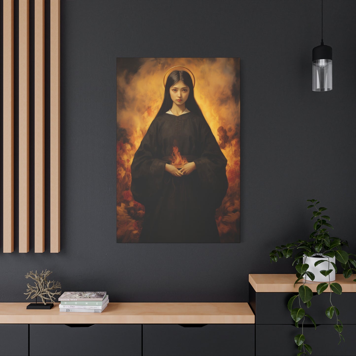 Blessed Mary Magdalen Kiota - Museum Wrapped Canvas - Print - Religious Art for your Home - Christian print - Prayer Room Catholic Saint