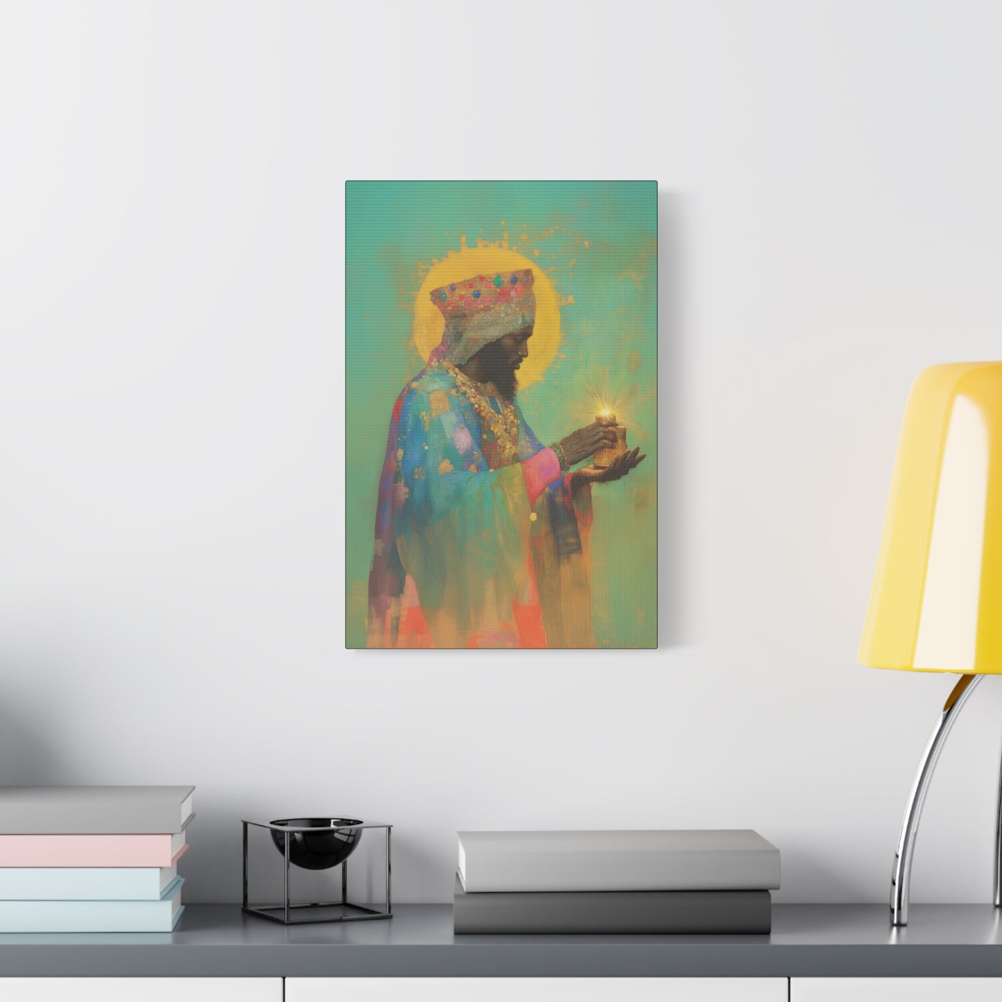 Balthazar and the Gift of Foretold Sorrow - 3 Wise Men - Gallery Wrapped Canvas - Print - Religious Art for your Home - Catholic
