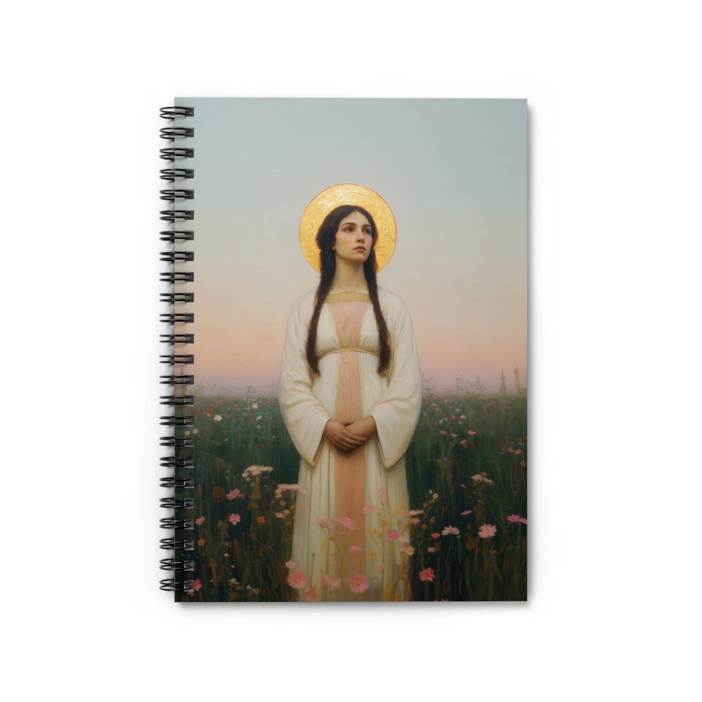 Saint Sabina - Sanctified Souls Art - Religious Based Notebook - Spiral Notebook - Prayer journal