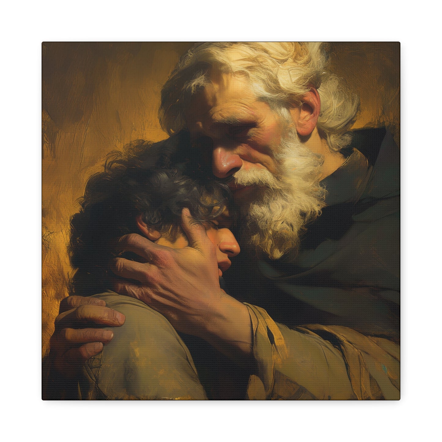 The Return of the Prodigal Son - Gallery Wrapped Canvas - Print - Religious Art for your Home - Catholic Art Print