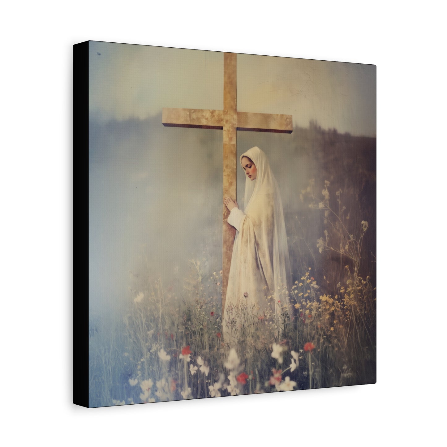 The Feast of the Exaltation of the Holy Cross - Multiple Sizes - Catholic Home art - Museum Wrapped Canvas - Sanctified Souls Print