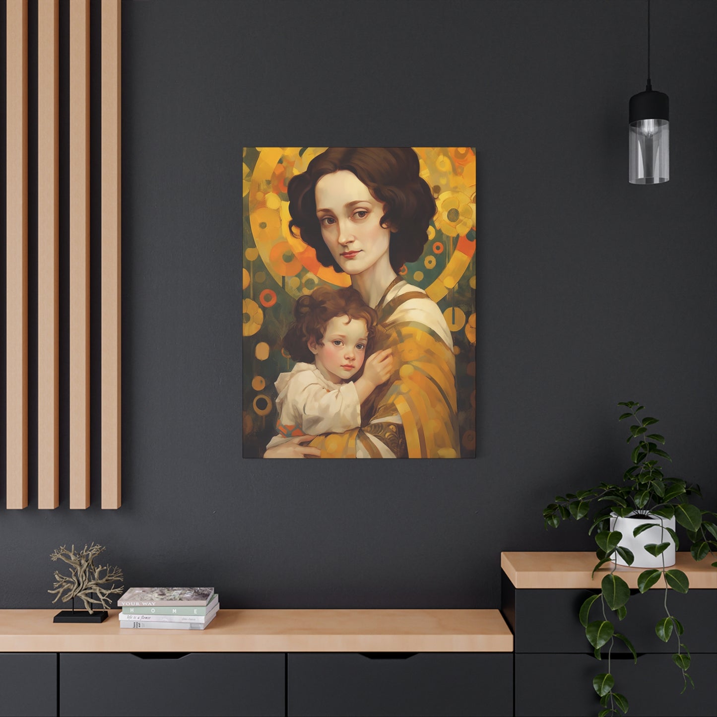 Saint Gianna Beretta Molla  - Gallery Wrapped Canvas - Sanctified Souls Print - Religious Art for your Home