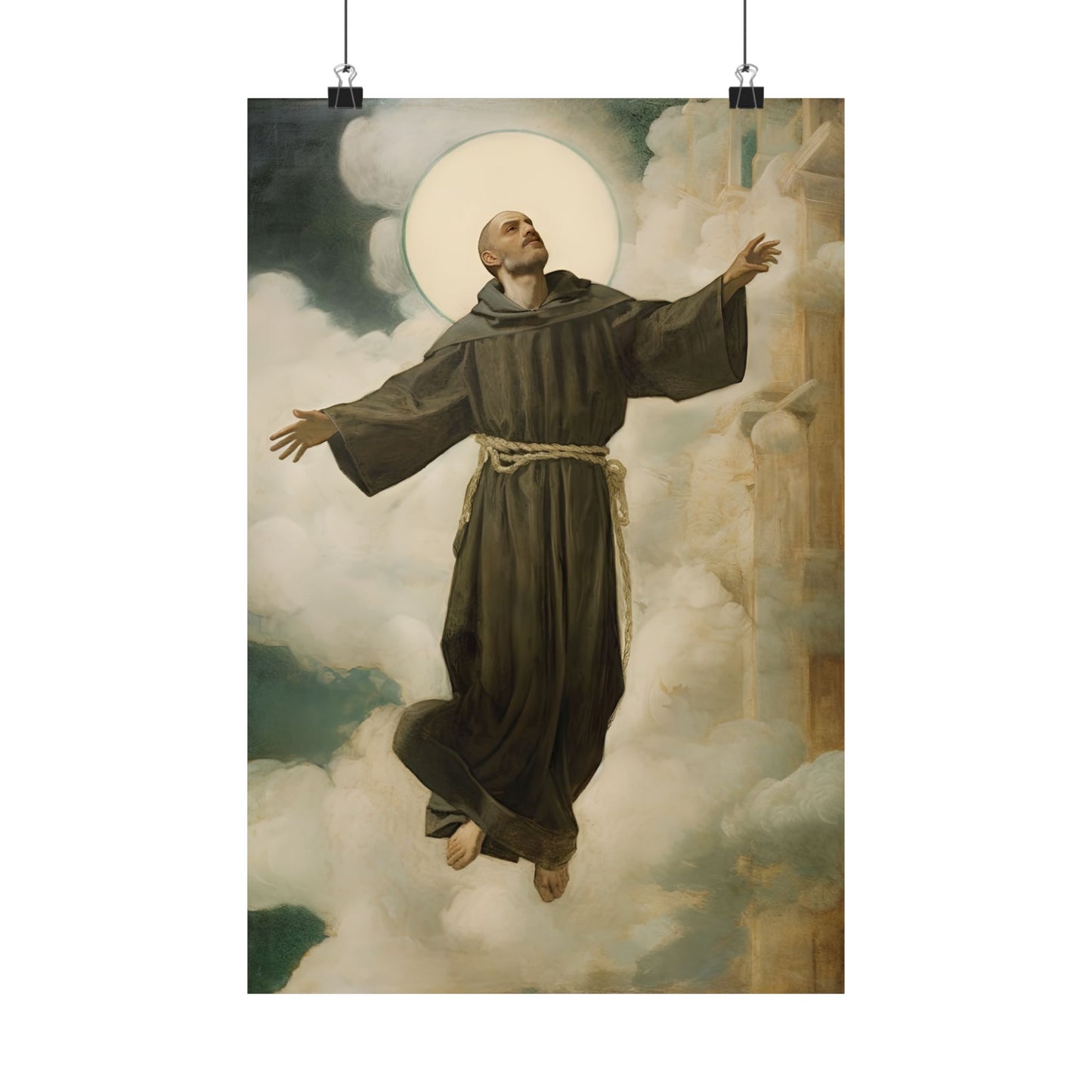 Saint Joseph of Cupertino Print - Sanctified Souls Print - Multiple Sizes - Premium Matte Vertical Posters