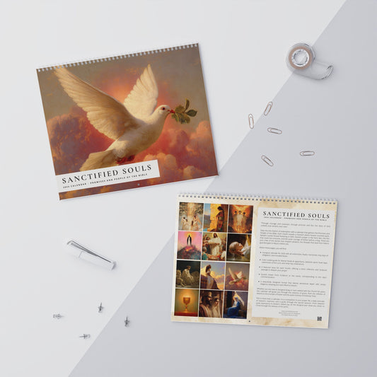 Catholic Liturgical Calendar 2026 - Promises and People of the Bible - Saints, Solemnities & Marian Feast Days - Christmas Gift