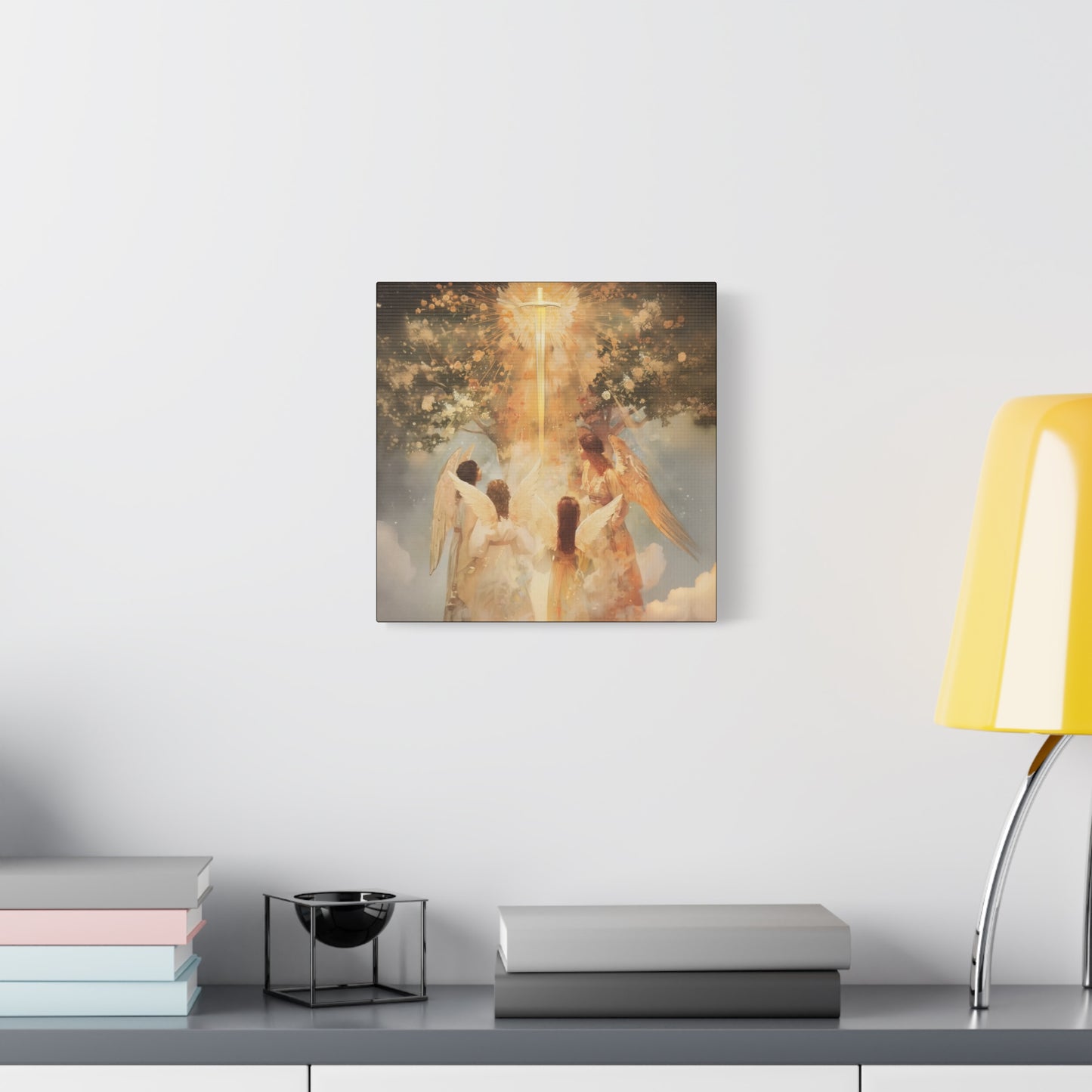 The Watchers of the First Dawn - Guardians of Eden - Gallery Wrapped Canvas - Print - Religious Art for your Home - Catholic Art
