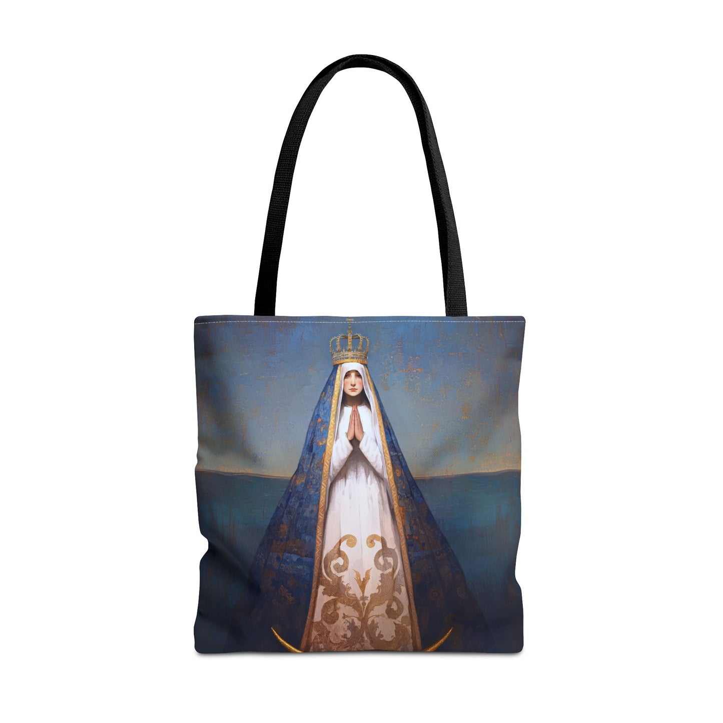 Virgen del Valle - Mother Mary  - Virgin of the Valley - Marian Art - Tote Bag - Large Medium Small Faith Art Bag - Tote Purse