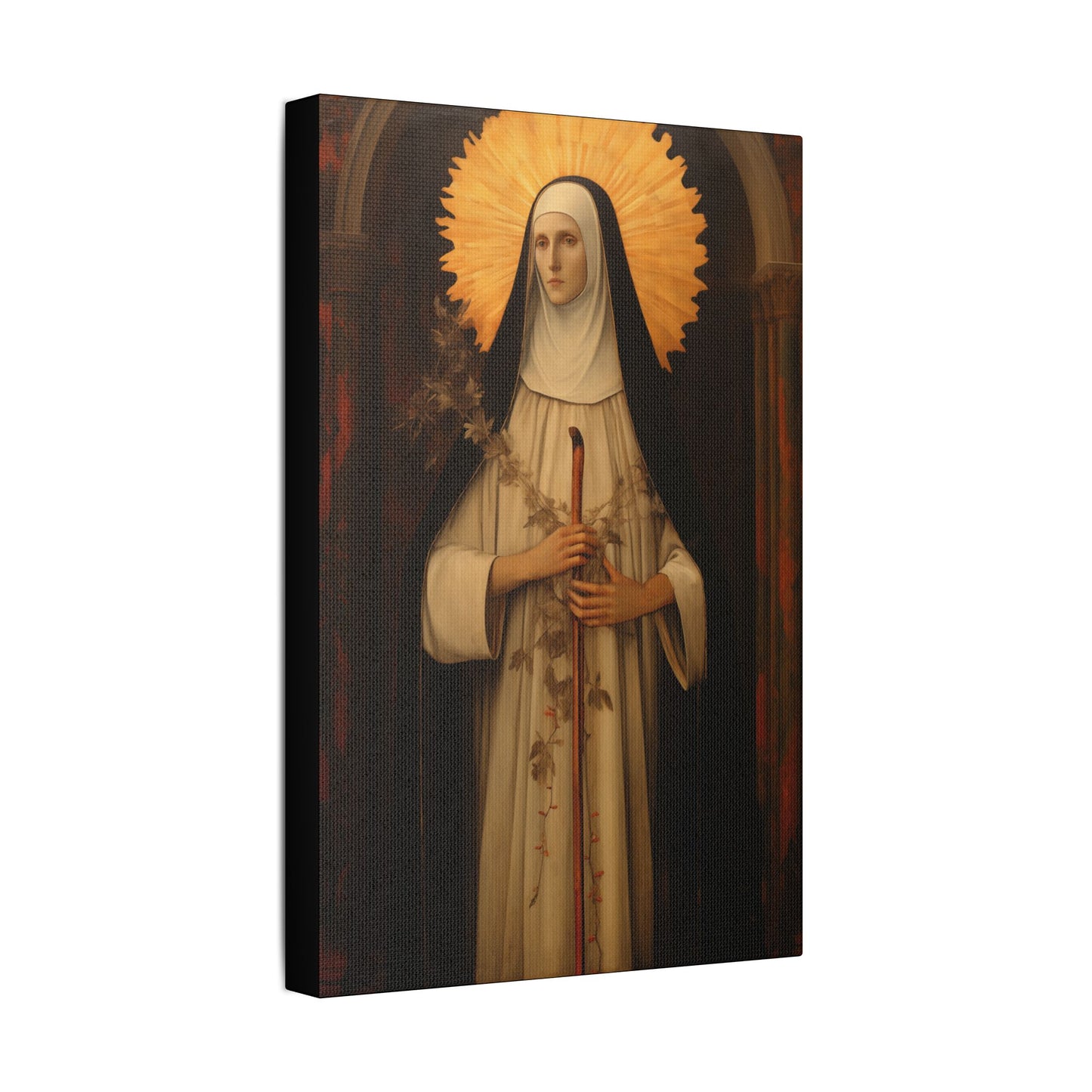 Saint Margaret of Castello - Museum Wrapped Canvas - Sanctified Souls Print - Religious Art for your Home - Blessed Margaret of Castello