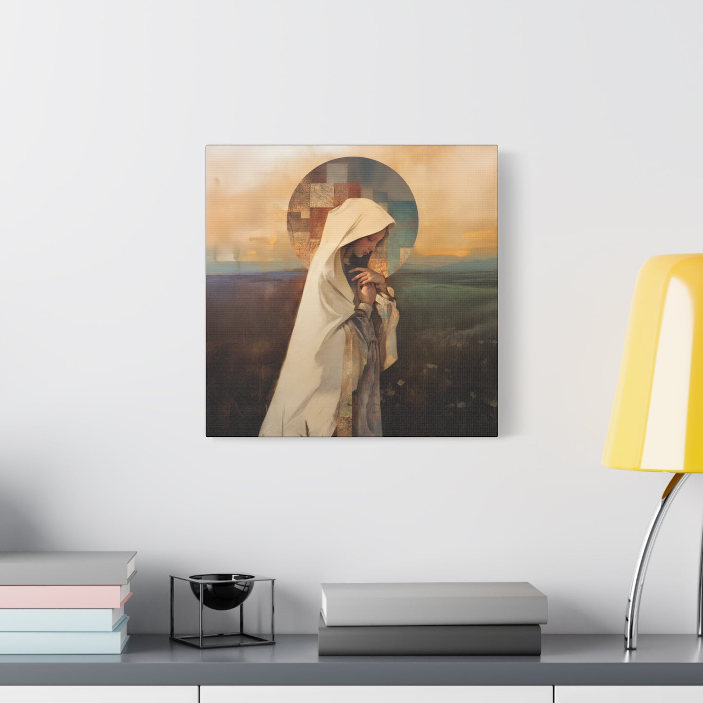 Our Lady of the Prairie - Multiple Sizes - Catholic Home art - Museum Wrapped Canvas - Sanctified Souls Print