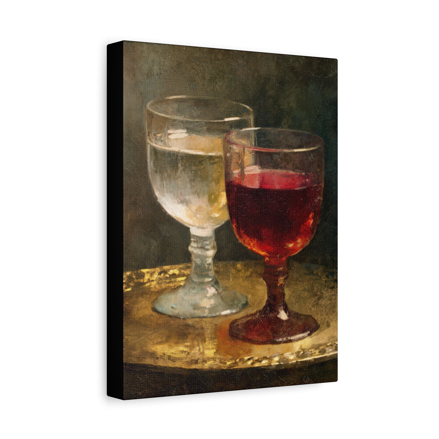Cana and the Miracle of Abundance - Water into Wine - Gallery Wrapped Canvas - Print - Religious Art for your Home - Catholic Art Print