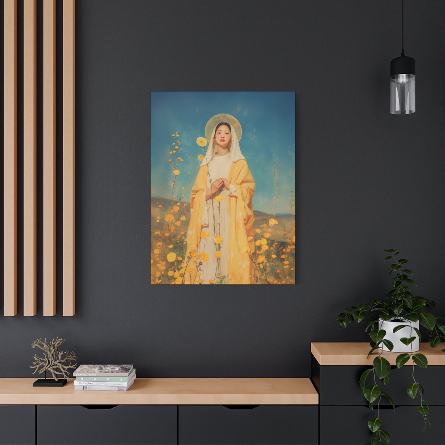 Saint Agatha Lin - Gallery Wrapped Canvas - Print - Religious Art for your Home - Catholic Art