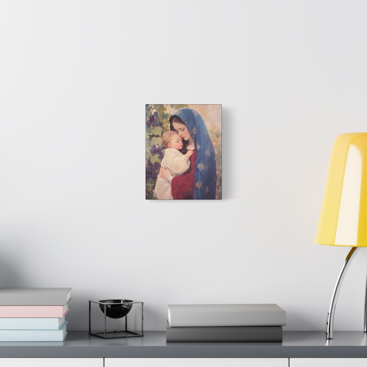 Our Lady of the Grapes / Out Lady of the Harvest - Gallery Wrapped Canvas - Print - Religious Art for your Home - Catholic Art