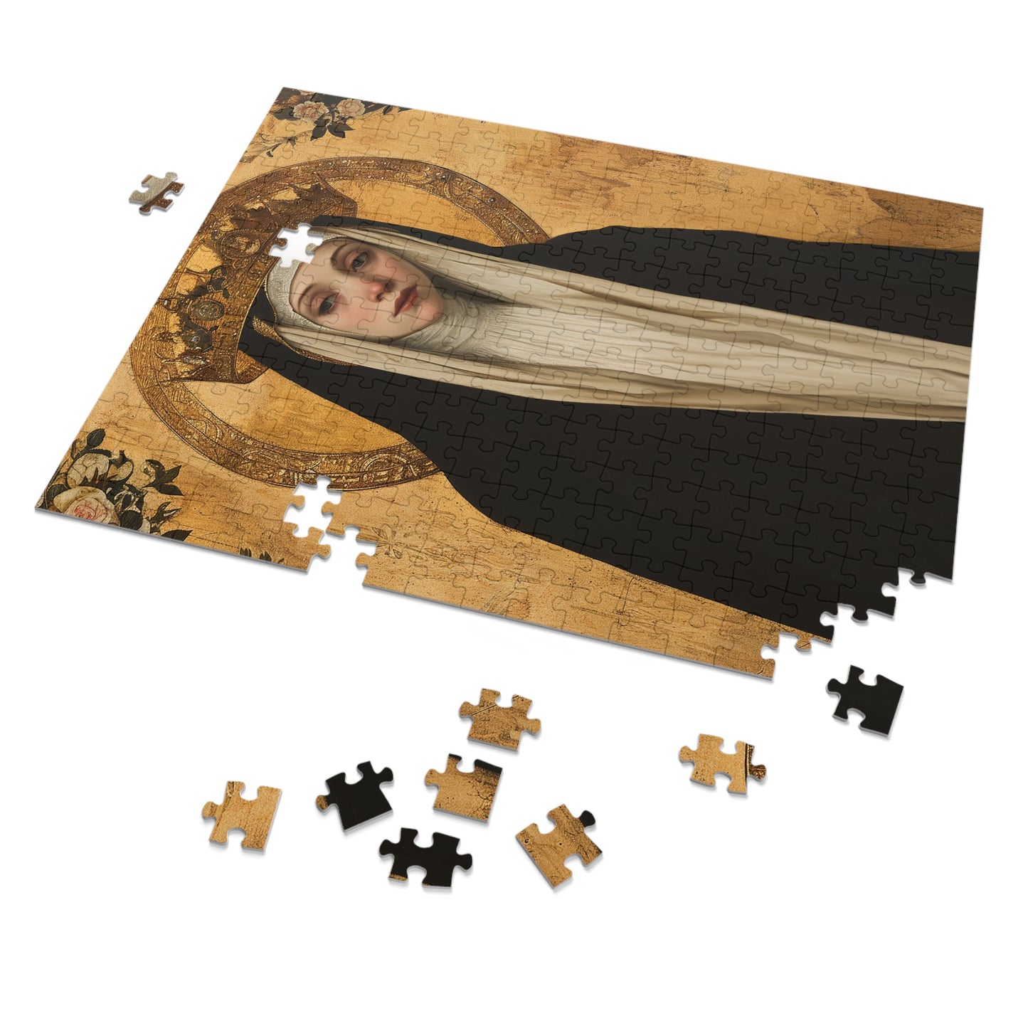 Saint Margaret of Hungary - Puzzle and Keepsake Tin - Religious Jigsaw Puzzle (30, 110, 252, 500,1000-Piece) - Religious Puzzle