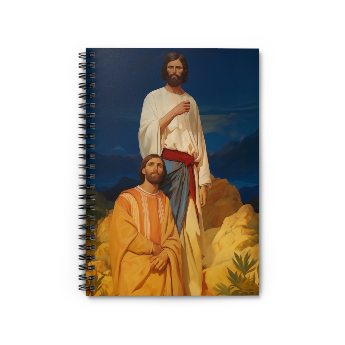 Saints James and John - Sons of Thunder - Sanctified Souls Art - Religious Based Notebook - Spiral Notebook - Ruled Line