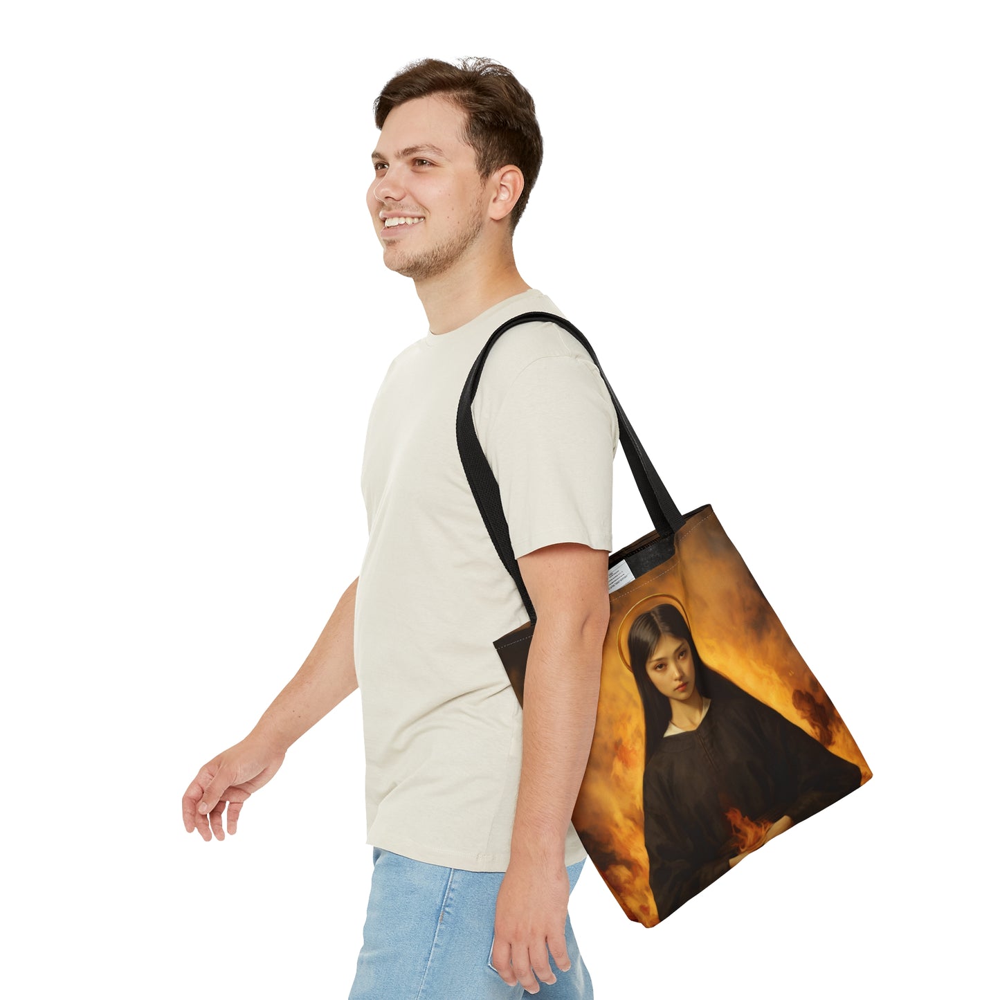 Blessed Mary Magdalen Kiota Tote Bag - Large Medium Small Faith Art Bag - Catholic Faith Purse - Religious - Reusable - Prayer Bag