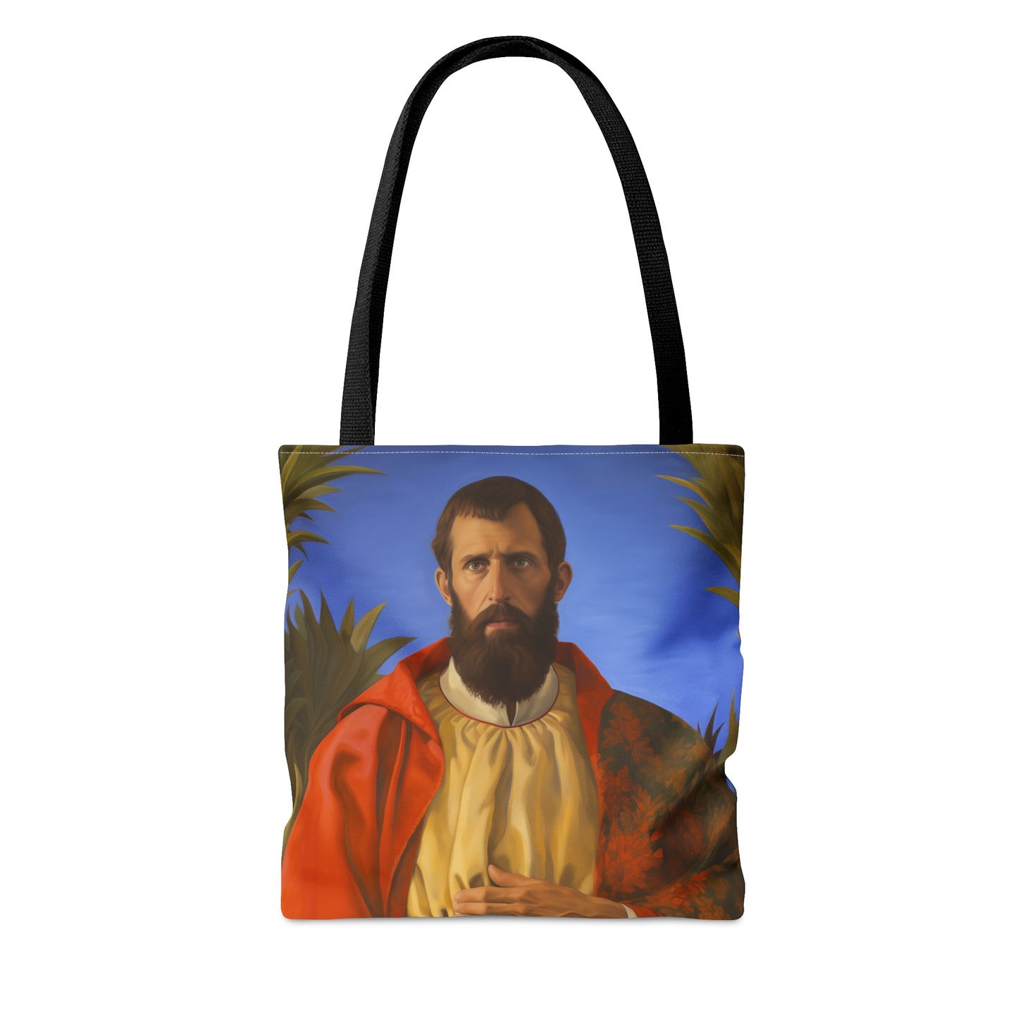 Saint Thomas the Apostle Tote Bag - Large Medium Small Faith Art Bag - Re usable Tote Purse - Double Sided - Catholic Art Bag