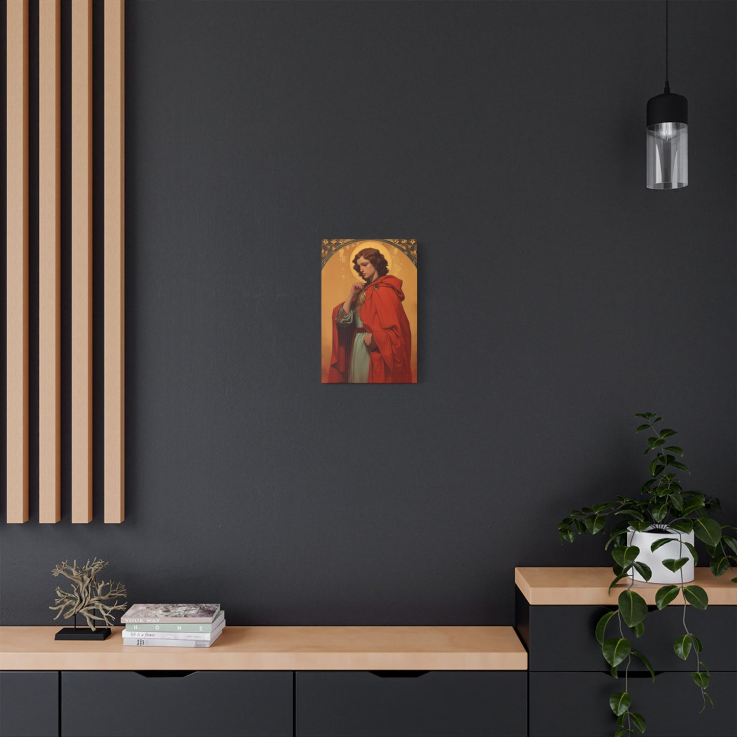 Saint Casimir of Poland Canvas Print - Multiple Sizes - Catholic Home art - Museum Wrapped Canvas - Sanctified Souls Print