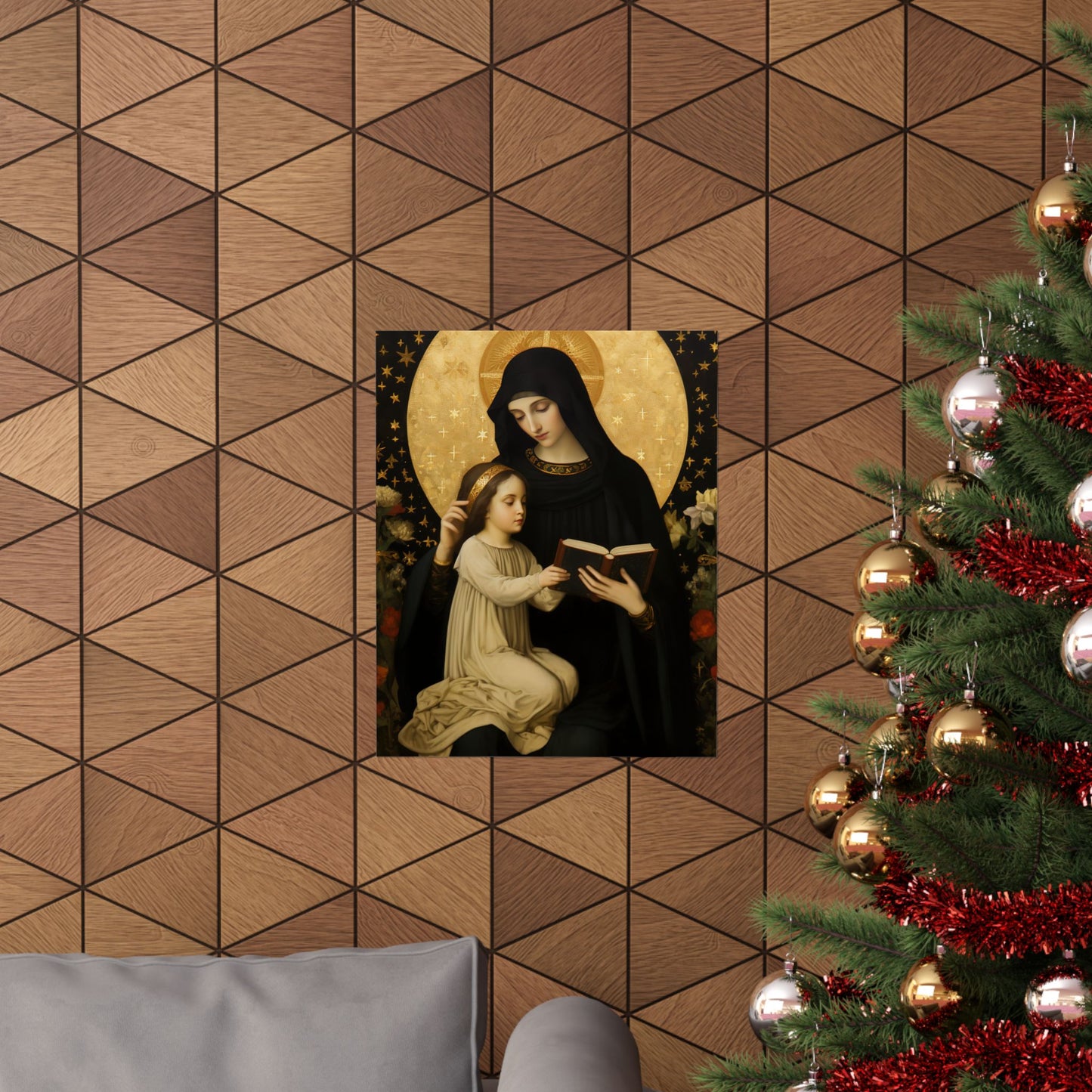 Saint Marcellina - Sanctified Souls Print - Multiple Sizes - Premium Matte Vertical Posters