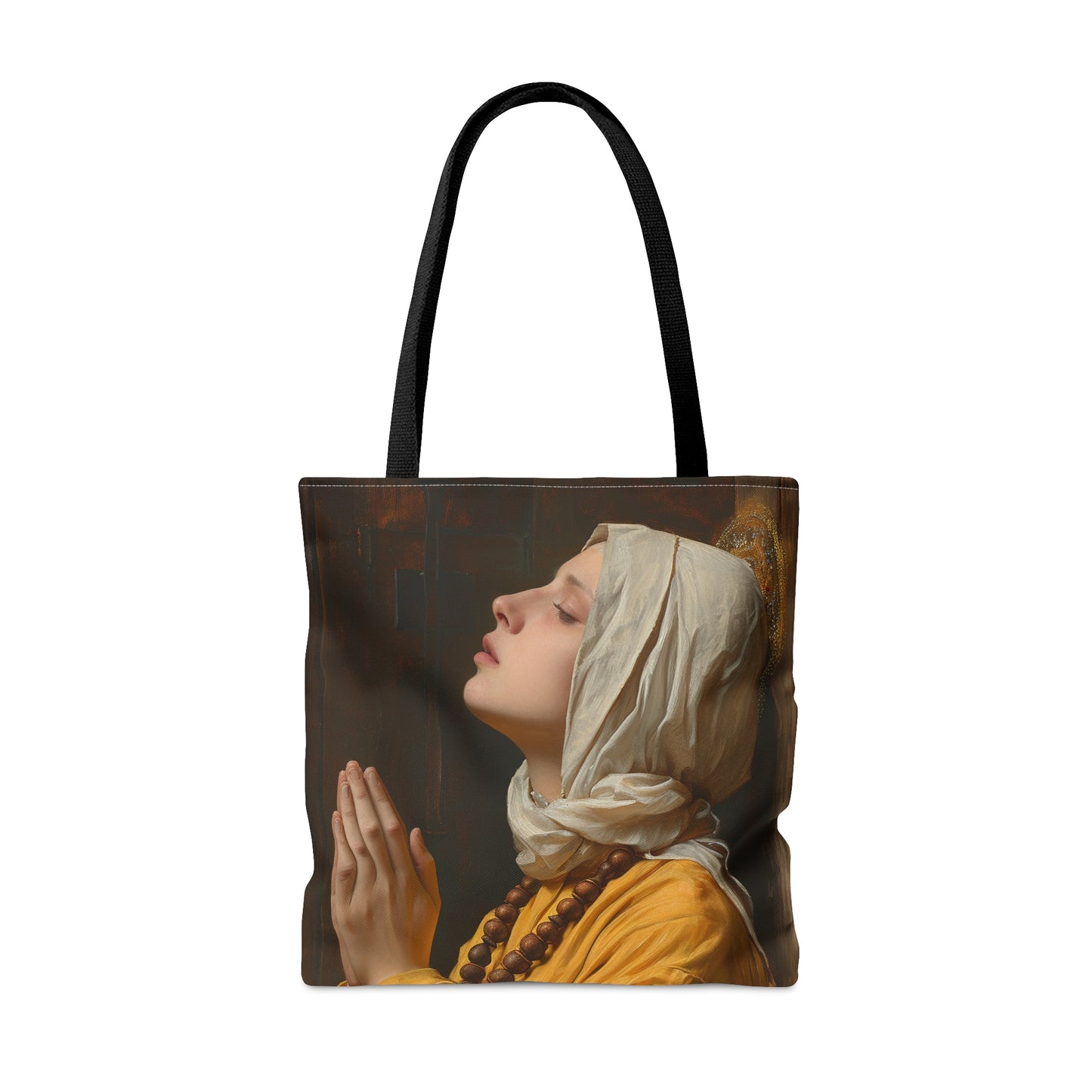 Saint Yvette of Huy - Purse - Three sizes - Large Medium Small Faith Art Bag - Catholic purse - Double Sided - Patron Saint Artwork