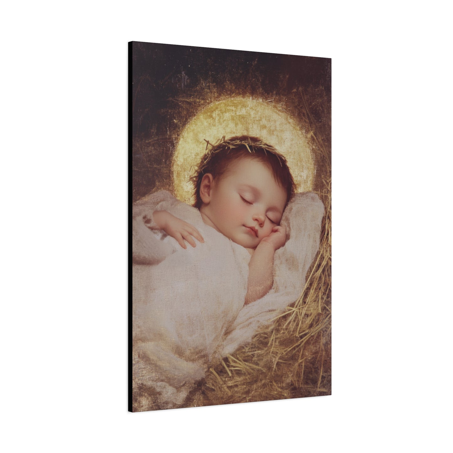 The Christ Child Born Into the Quiet of the World - Gallery Wrapped Canvas - Print - Religious Art for your Home - Catholic Art Print