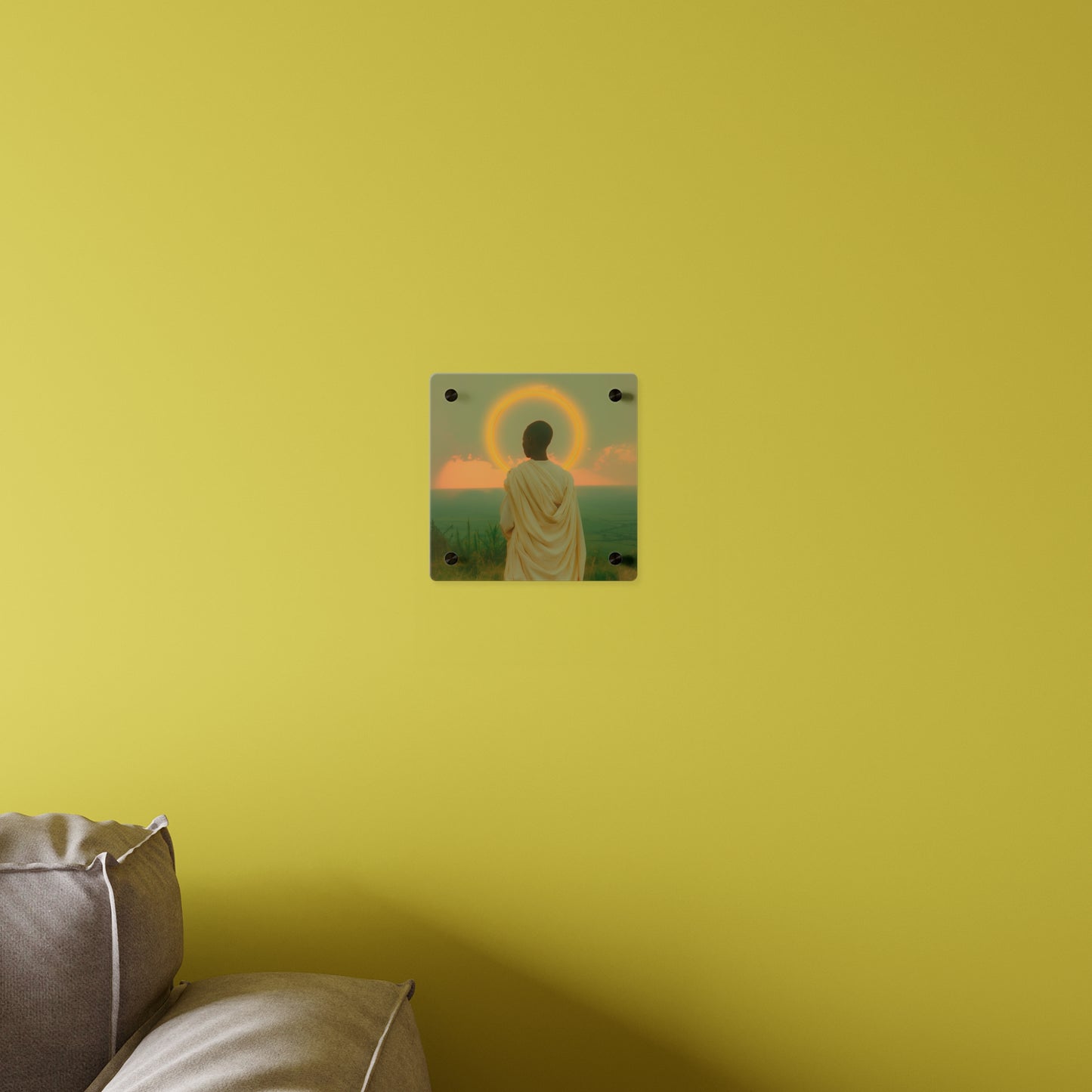 Saint Charles Lwanga Wall Art Panel - Ready to Hang Acrylic Print - Catholic Saint Art - Patron Saint Print - No Frame needed