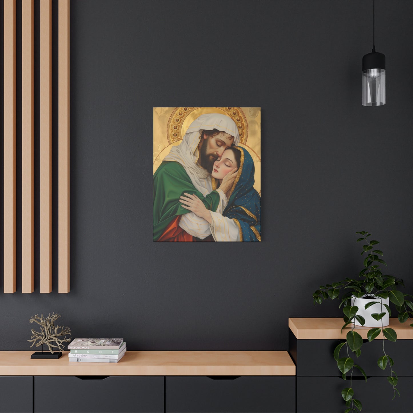 Saints Aquila and Priscilla - Museum Wrapped Canvas - Sanctified Souls Print - Religious Art for your Home - Religious Wall Art - Print