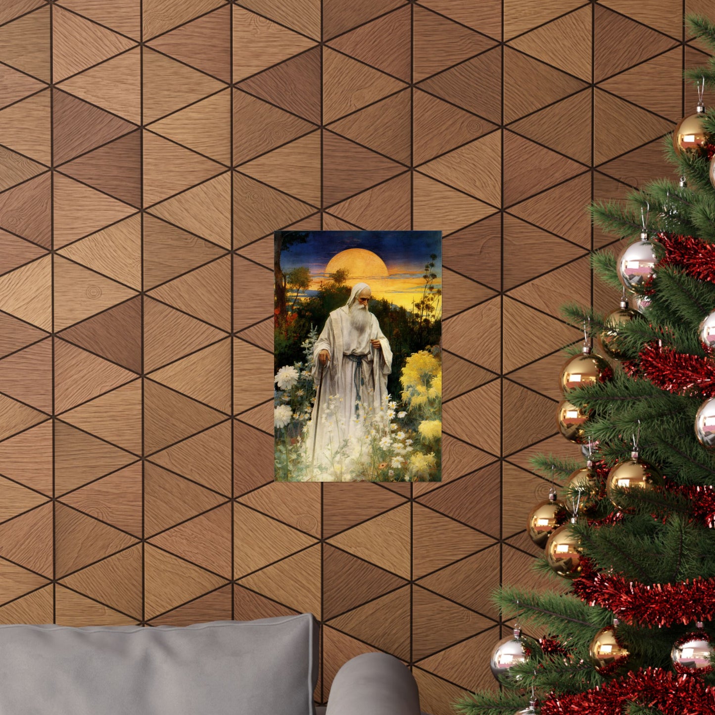 Saint Phocas the Gardener Print - Sanctified Souls Print - Multiple Sizes - Premium Matte Vertical Posters