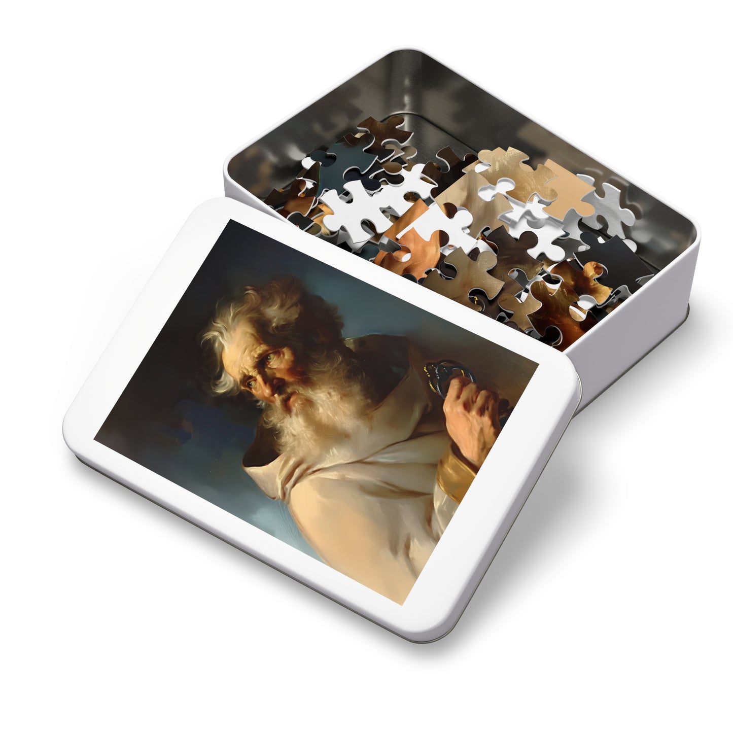 Saint Peter the Apostle - Puzzle and Keepsake Tin - Religious (30, 110, 252, 500,1000) - Religious Puzzle - Gifts for Catholics