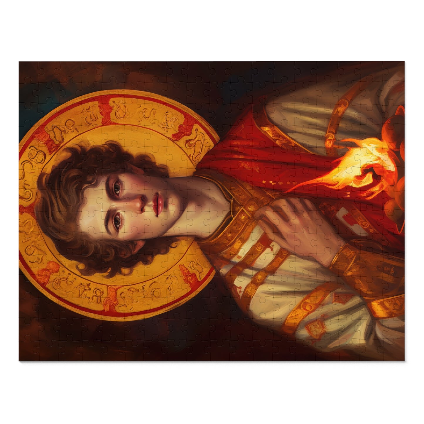 Saint Lawrence - Puzzle and Keepsake Tin - Religious Jigsaw Puzzle (30, 110, 252, 500,1000-Piece) - Religious Puzzle