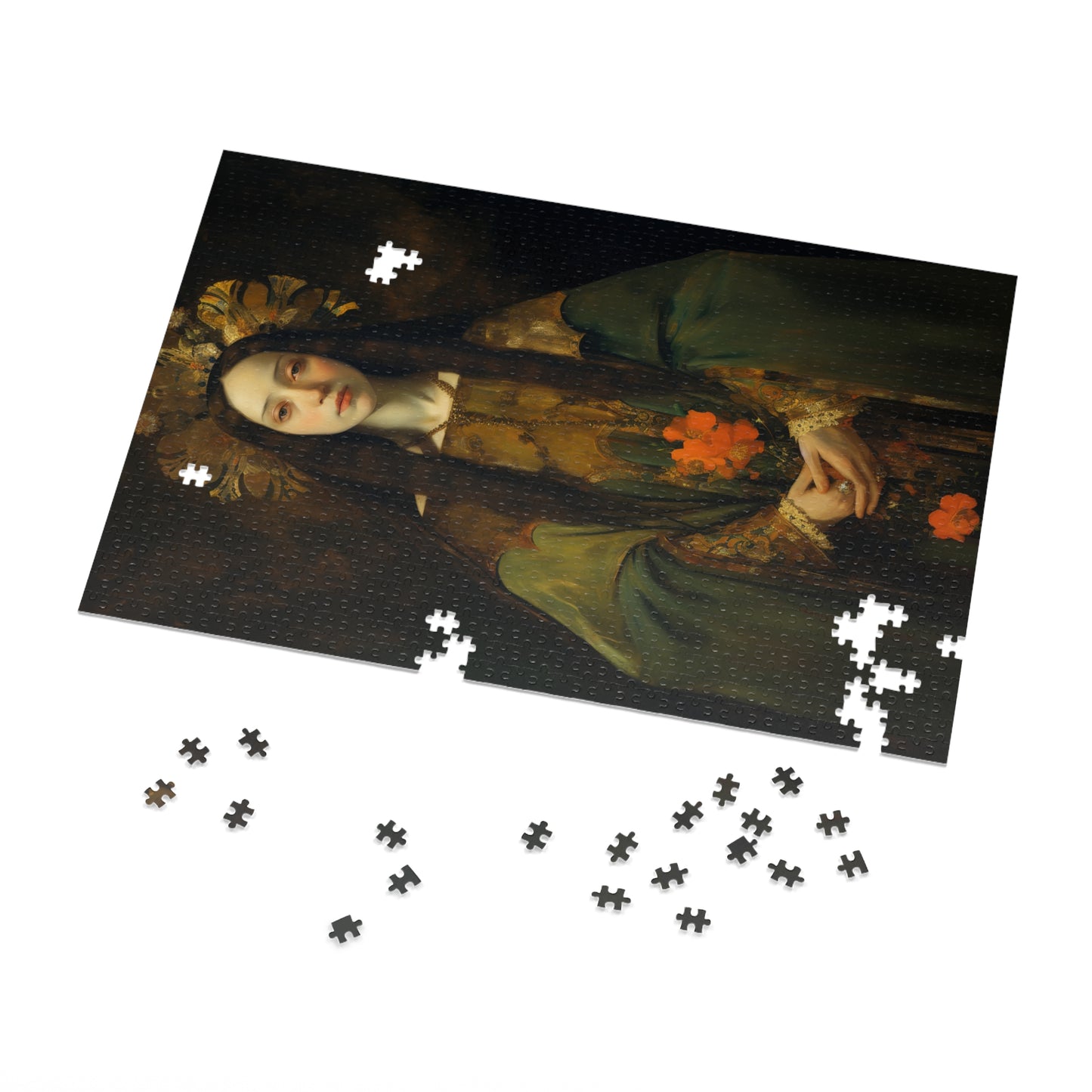 Saint Elizabeth of Portugal - Puzzle and Keepsake Tin - Religious Jigsaw Puzzle (30, 110, 252, 500,1000-Piece) - Religious Puzzle