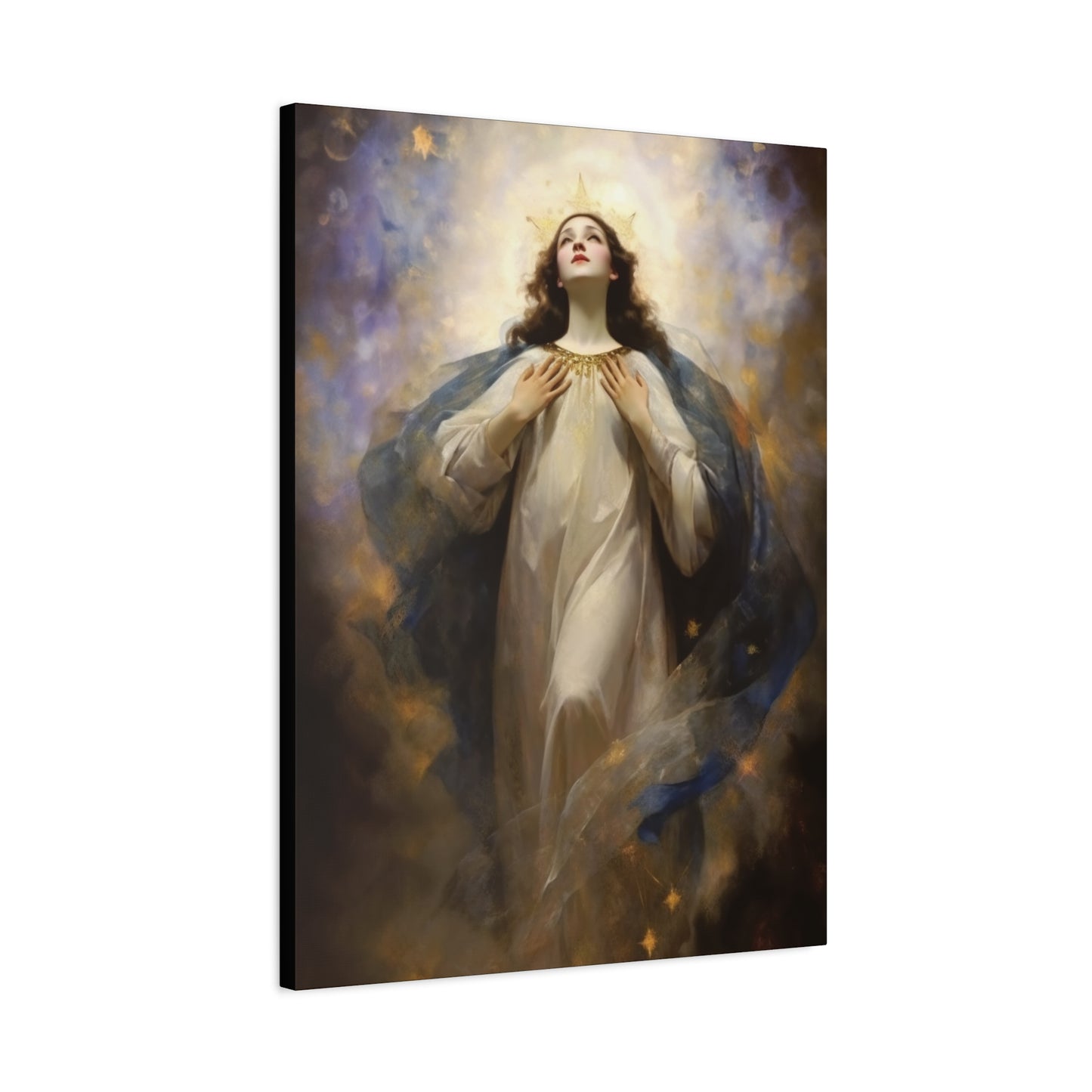The Assumption of Mary - Museum Wrapped Canvas - Sanctified Souls Print - Religious Art for your Home
