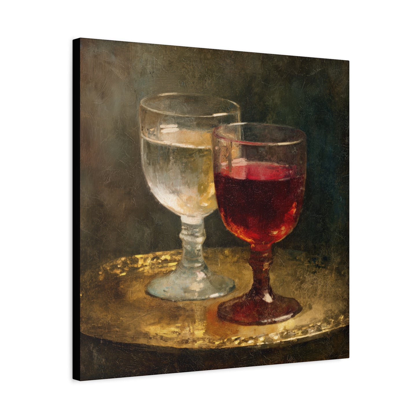 Cana and the Miracle of Abundance - Water into Wine - Gallery Wrapped Canvas - Print - Religious Art for your Home - Catholic Art Print