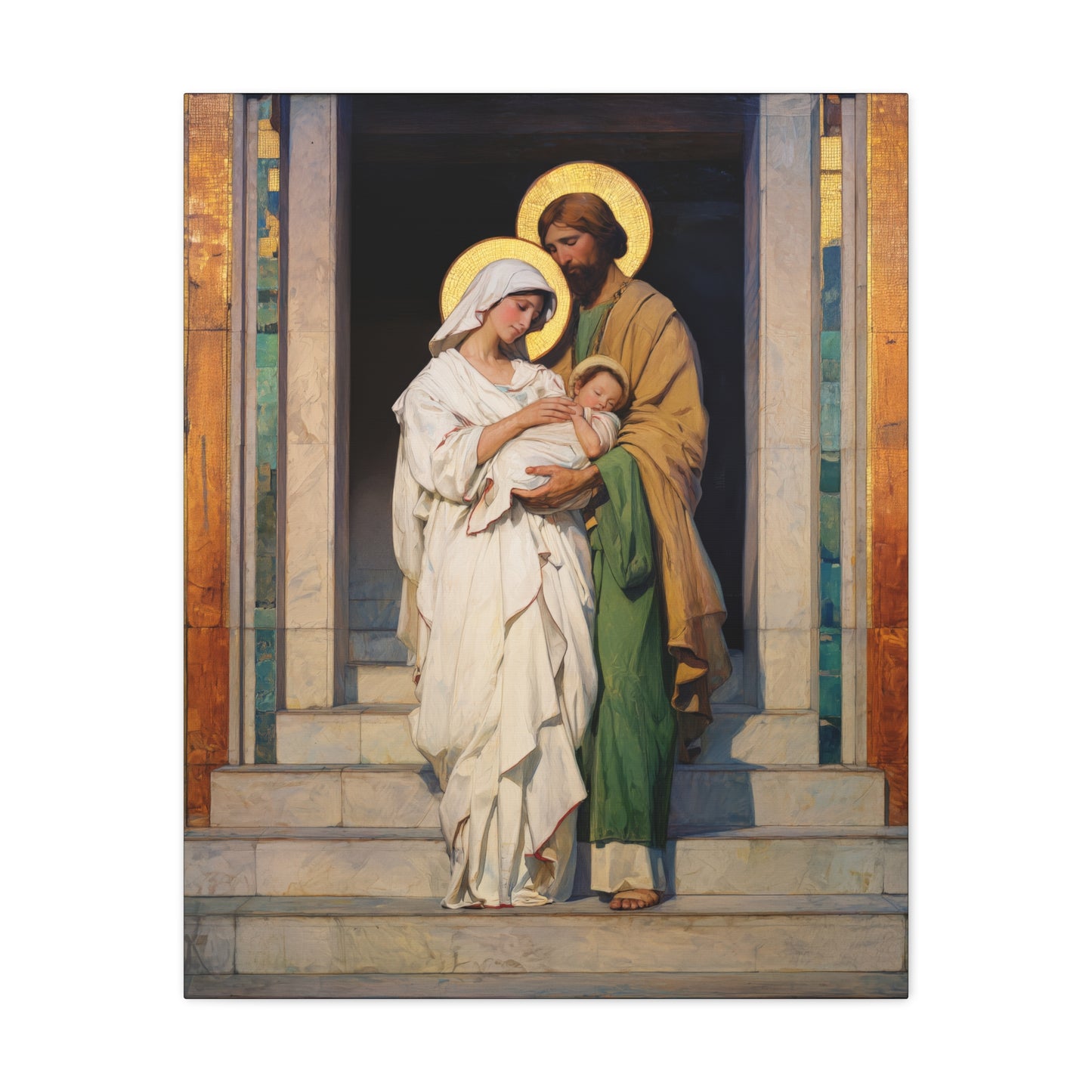 The Feast of the Presentation of the Lord - Holy Family - Gallery Wrapped Canvas - Print - Religious Art for your Home - Catholic art print - prayer room art
