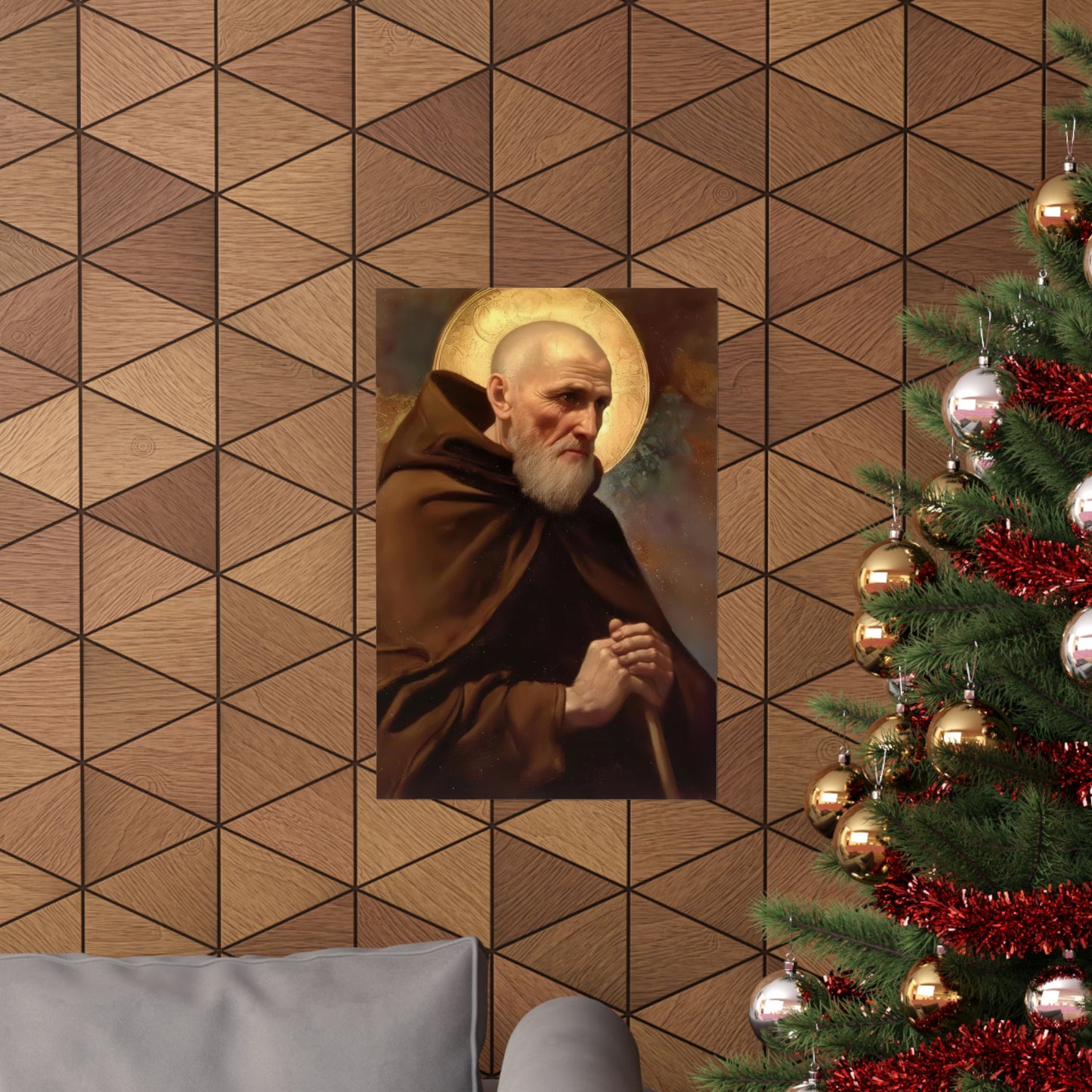 Saint Ignatius of Laconi - Sanctified Souls Print - Multiple Sizes - Premium Matte Vertical Posters