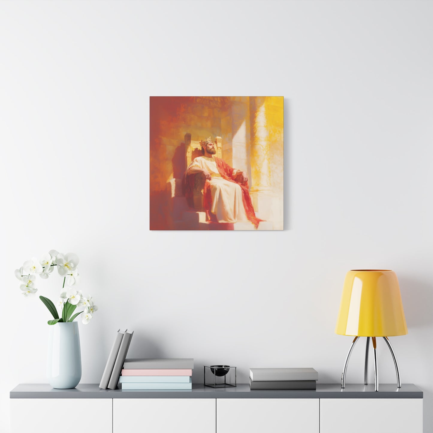 King Solomon: Keeper of God's Understanding - Gallery Wrapped Canvas - Print - Religious Art for your Home - Catholic Art