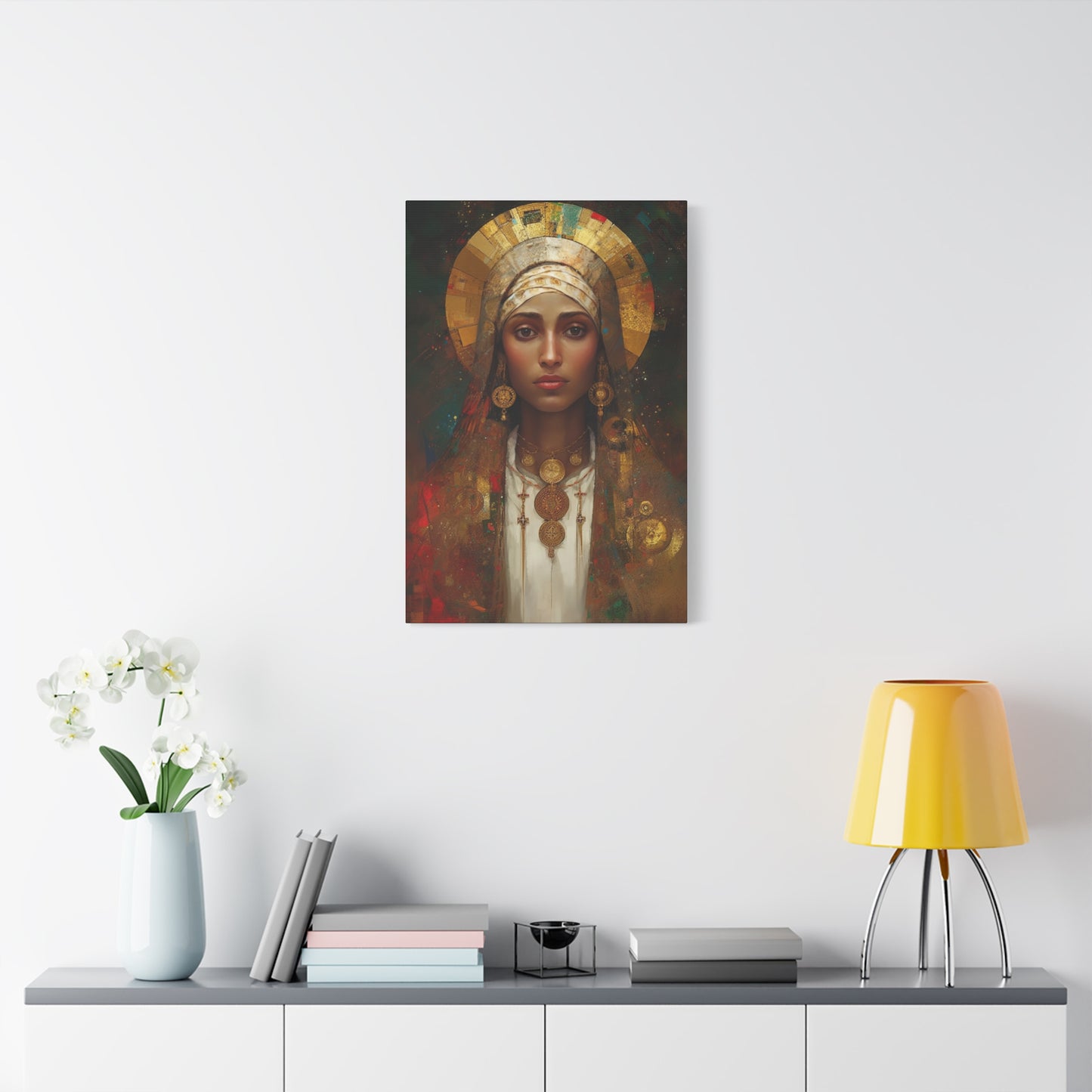 Saint Julia of Carthage - Museum Wrapped Canvas - Sanctified Souls Print - Religious Art for your Home