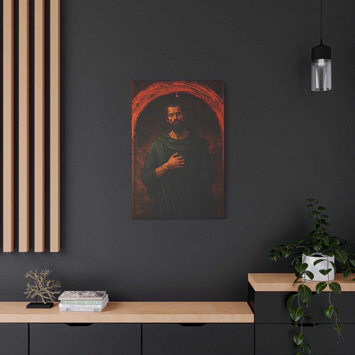 Saint Bartholomew Canvas Print - Multiple Sizes - Catholic Home art - Museum Wrapped Canvas - Sanctified Souls Print