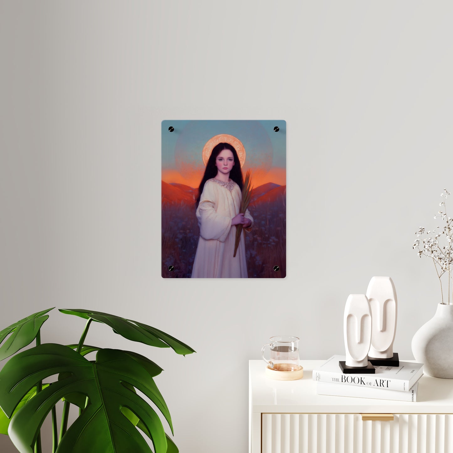 Saint Hope  Wall Art Panel - Ready to Hang Acrylic Print - Catholic Saint Art - Patron Saint Print - Martyr of the Church Art