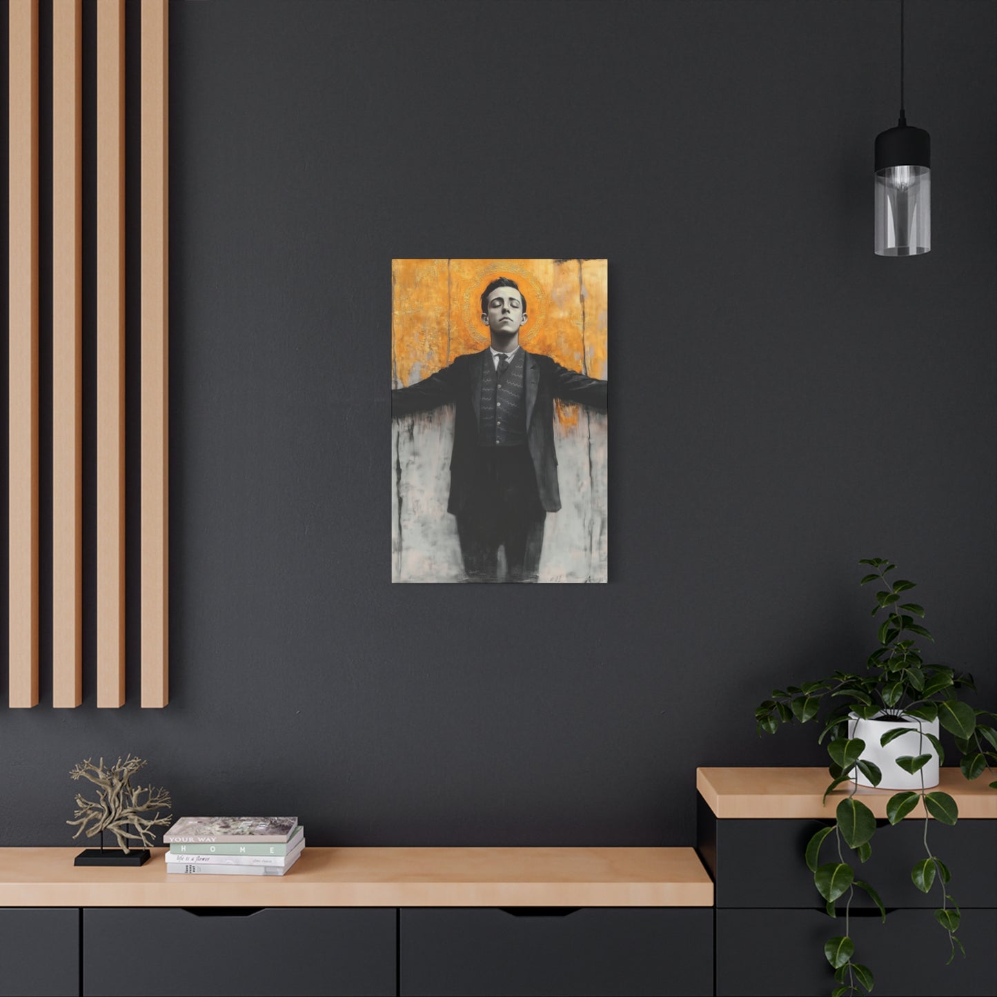 Blessed Miguel Pro- Gallery Wrapped Canvas - Print - Religious Art for your Home - Catholic Saint Art Print - Home Decor - Catholic Art