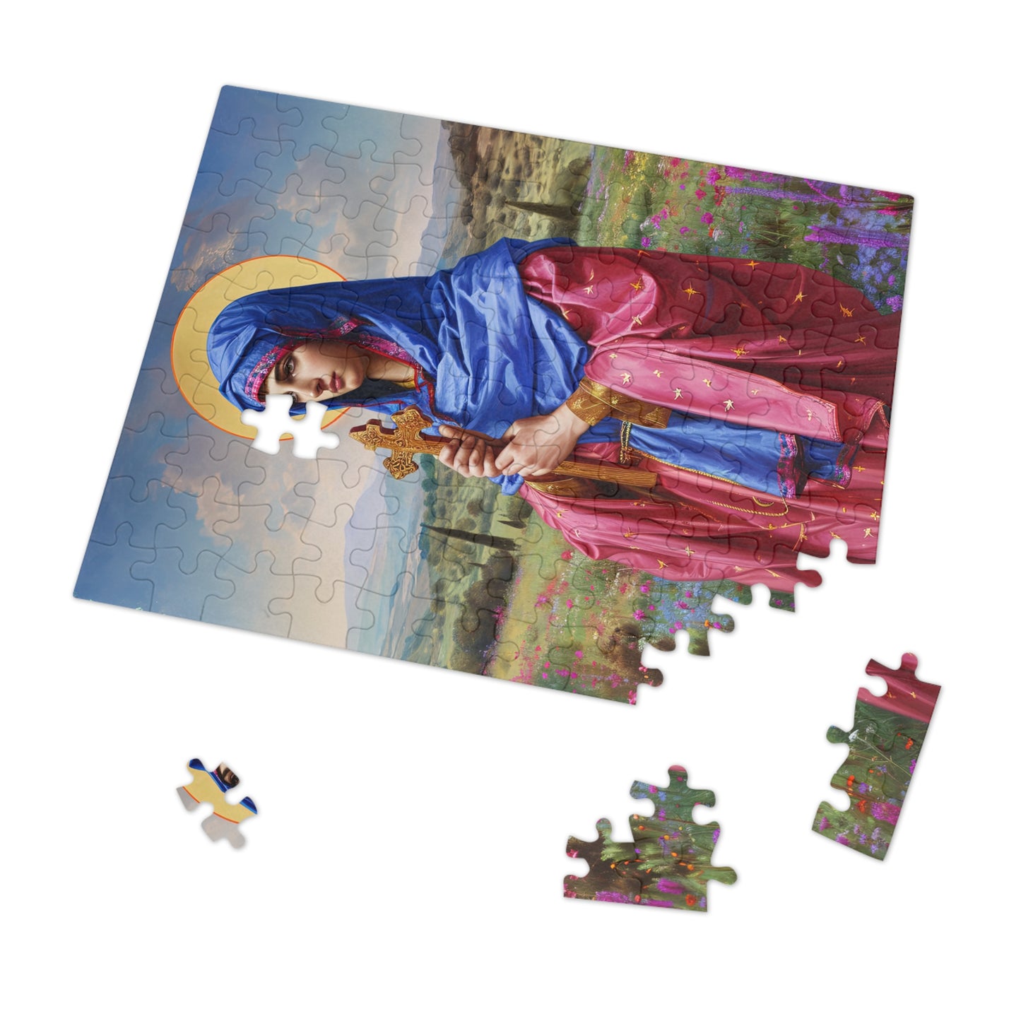 Saint Anysia of Salonika - Puzzle and Keepsake Tin - Religious Jigsaw Puzzle (30, 110, 252, 500,1000-Piece) - Religious Puzzle