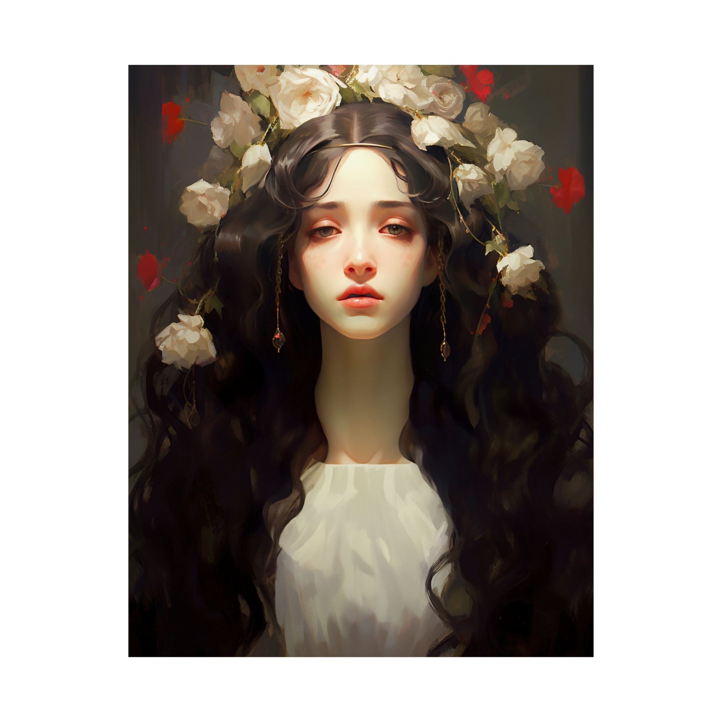 Saint Flora - Sanctified Souls Print - Multiple Sizes - Premium Matte Vertical Posters
